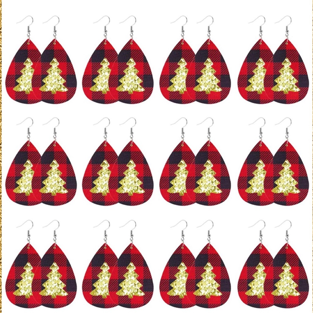🎄Christmas Plaid Earrings🎄